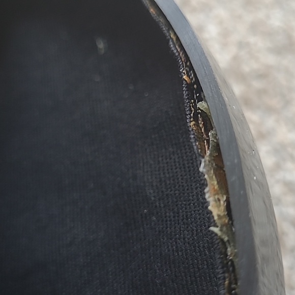 NWT new Vintage Stephanie Gold & green hardshell clutch evening Bag metal chain - Picture 11 of 12